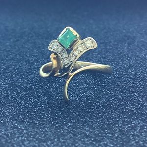 Emerald & Diamont Ring